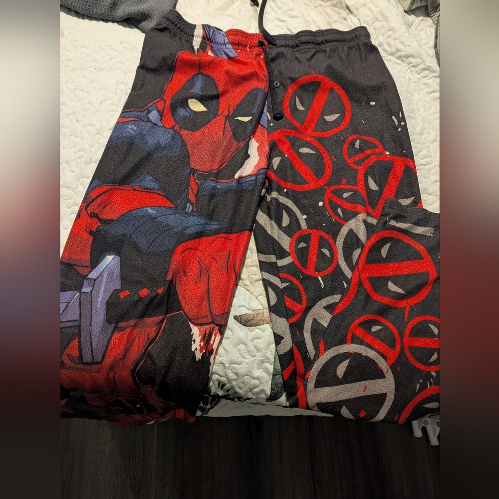 Marvel Deadpool Mens Pajama Pants XL